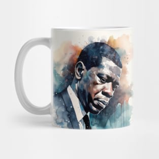 John Coltrane Watercolor Portrait for Black History Month Mug